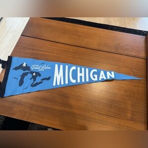 Michigan state Oxford pennant